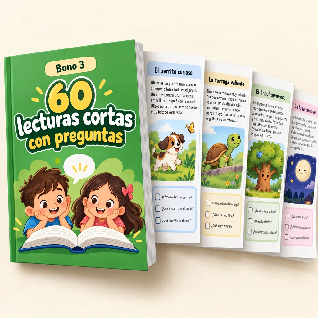 Bono 3: lecturas cortas con preguntas