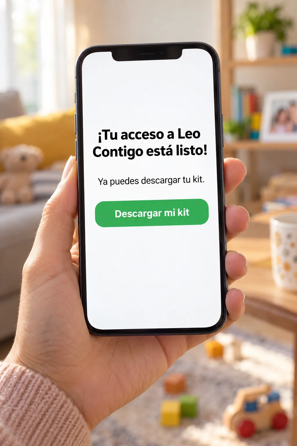El correo de acceso en el celular